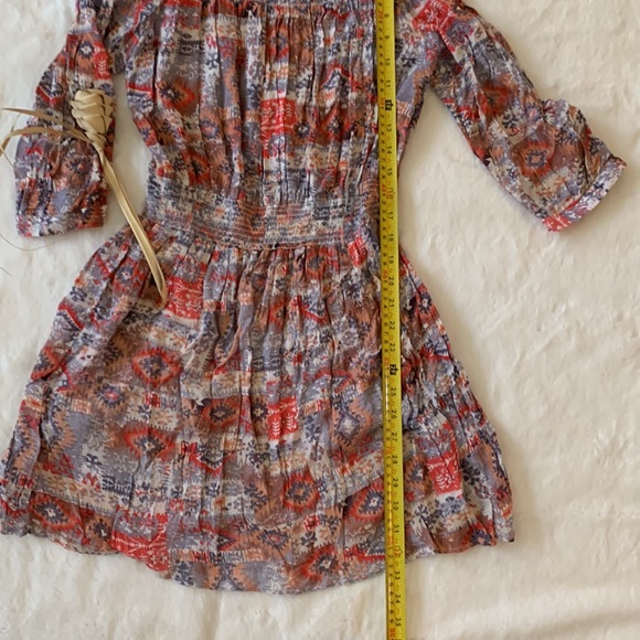 🌺 2 for $23 🌺 Cute OTS 3/4 Sleeve Dress with Adjustable Straps - Picture 5 of 11